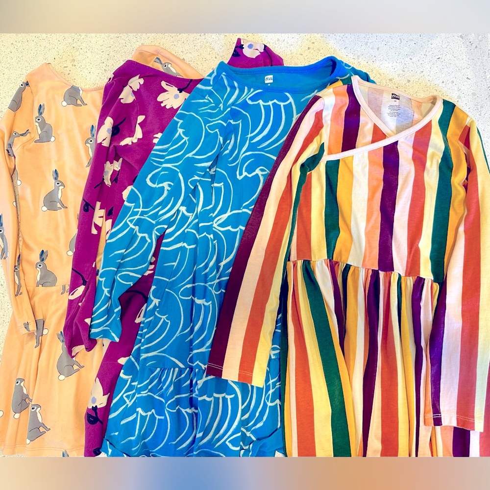 Four Tea size 10 dresses like new lot!